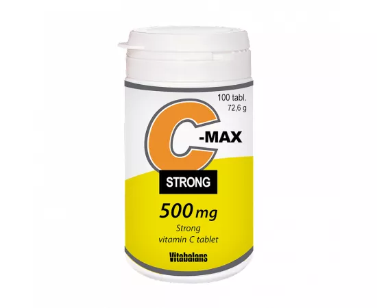 Vitabalans C Max Strong Vitamin C 500 mg Tablets 100's