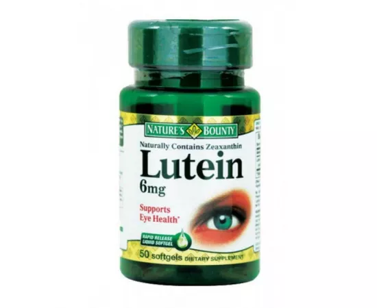 Nature's Bounty Lutein Softgel 6Mg 50's