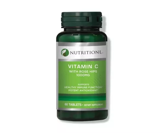 Nutritionl Vitamin C 1000mg With Rose Hips Tablets 60's