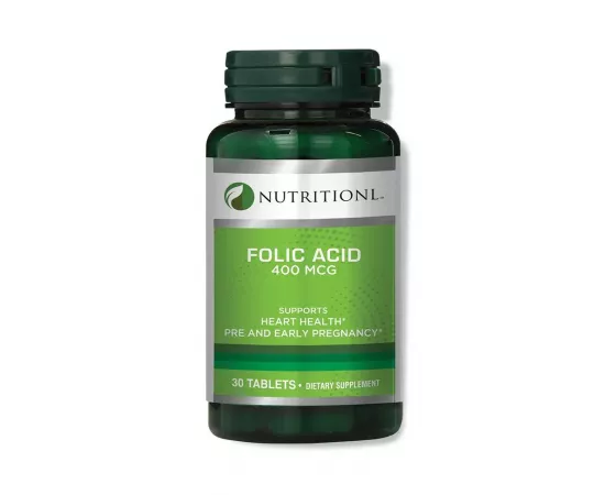Nutritionl Folic Acid 400 mcg Tablets 30's