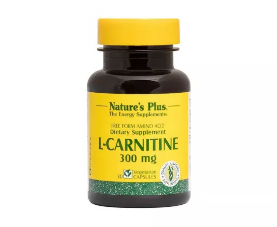 NaturesPlus L-Carnitine 300 mg Vegetarian Capsules 30's