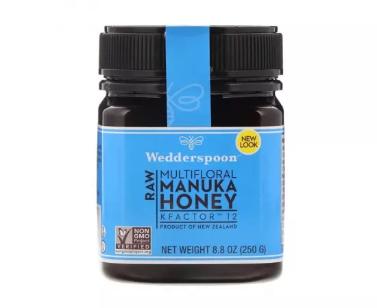 Wedderspoon Raw Multifloral Manuka Honey KF12 250 g