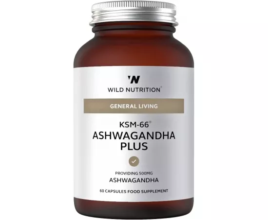 Wild Nutrition KSM-66 Ashwagandha Plus Capsules 60's