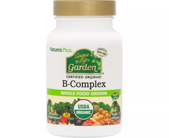 Natures Plus Garden B-Complex Capsules Vegan Capsules 60's
