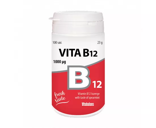Vitabalans Vita B12 1000 MCG Lozenges Tablets 100's