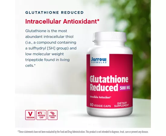 Jarrow Formulas Glutathione Reduced 500 mg x 60 Caps