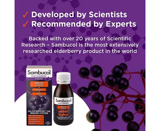 Sambucol Immuno Black Elderberry  Syrup 120 ml