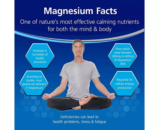 Bioglan Active Magnesium 375 mg High Strength Food Supplement Tablets 120's