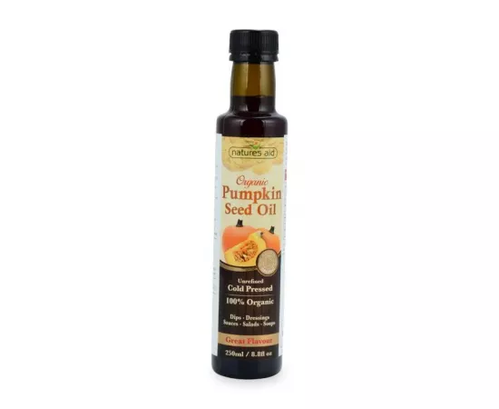 Natures Aid Organic Pumpkin Seed Oil 250ml