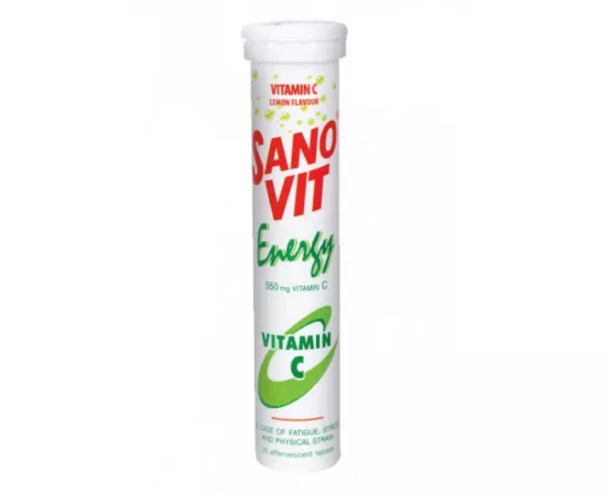 SanoVit Energy Vitamin C Lemon Flavour 20's