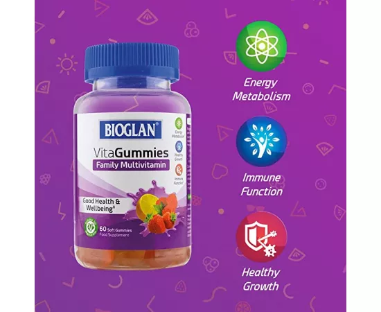 Bioglan Vitagummies Family 3 Flavours Multivitamin 60's