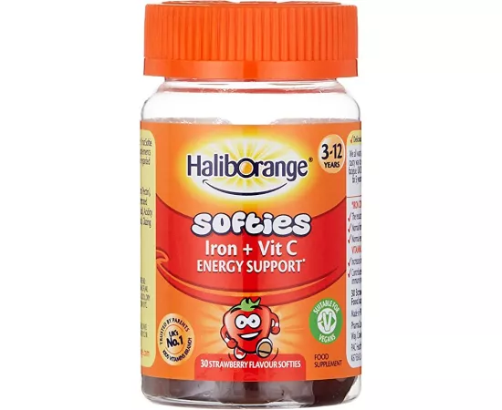 Haliborange Kids Iron Vitamin C Strawberry Softies 30's