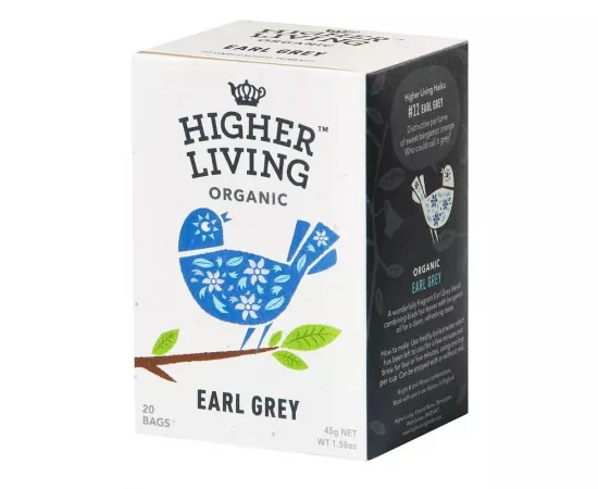 Higher Living Earl Grey Tea Bags 20's