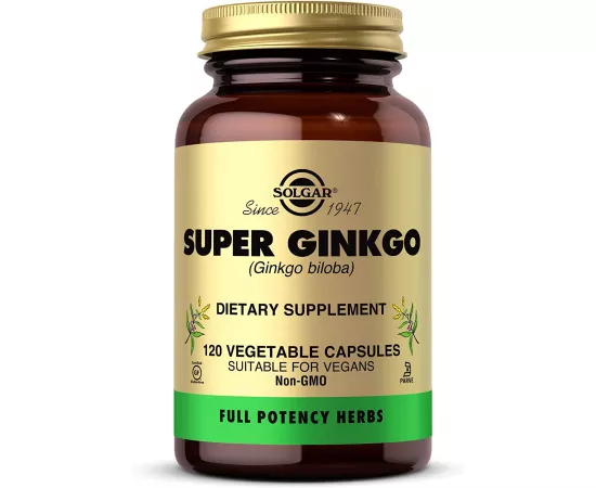 Solgar Super Ginkgo Vegetable Capsules 120'S