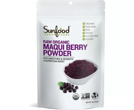 Sunfood Superfoods Maqui Berry Powder Organic 4 Oz