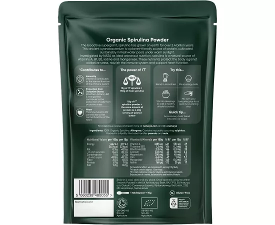 Naturya Organic Spirulina Powder 200 g