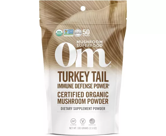 Om Turkey Tail Organic Mushroom Powder 100 g