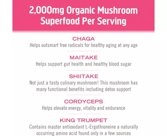 Om Beauty Organic Mushroom Powder 100 g