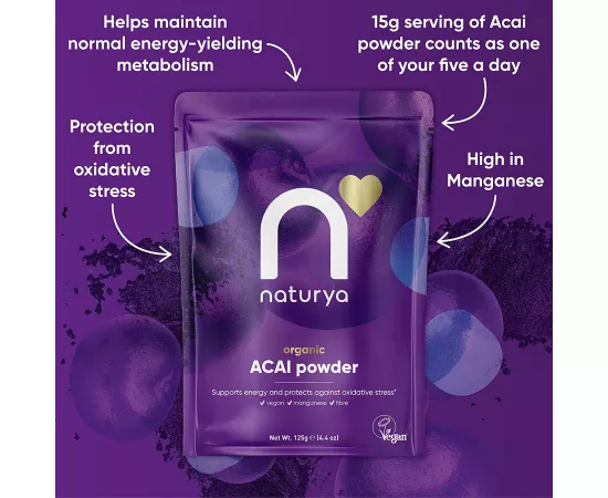 Naturya Organic Acai Powder 125 g