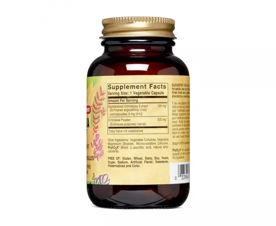Solgar Echinacea Herbal Extract Vegetable Capsule 60's