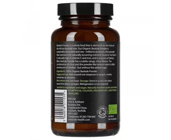 Kiki Health Organic Baobab Powder 100 g