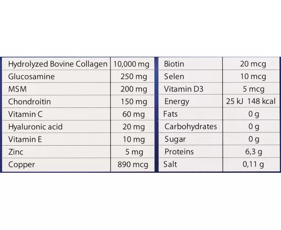 Sunshine Nutrition Platinum Collagen Joint Shots  20's x 25ml