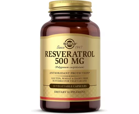 Solgar Resveratrol 500 mg Vegetable Capsules 30's