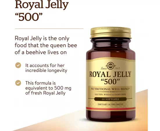 Solgar Royal Jelly "500" 60's