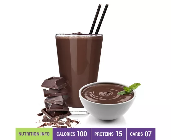 Qvie Chocolate Hazelnut Pudding And Shake For Weight Loss 7 Sachets x 24 g
