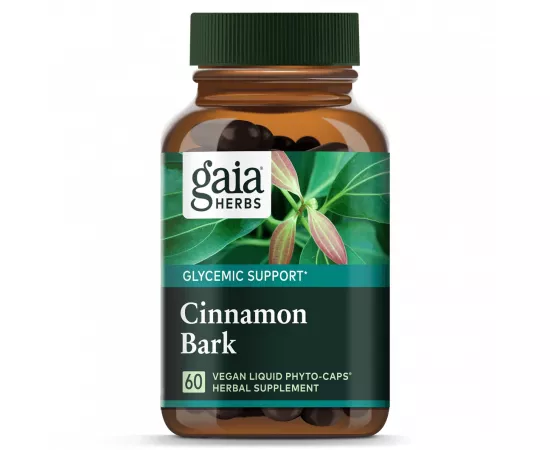 Gaia Herbs Cinnamon Bark Capsules 60's