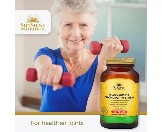 Sunshine nutrition glucosamine chondroitin & msm 100 tablets