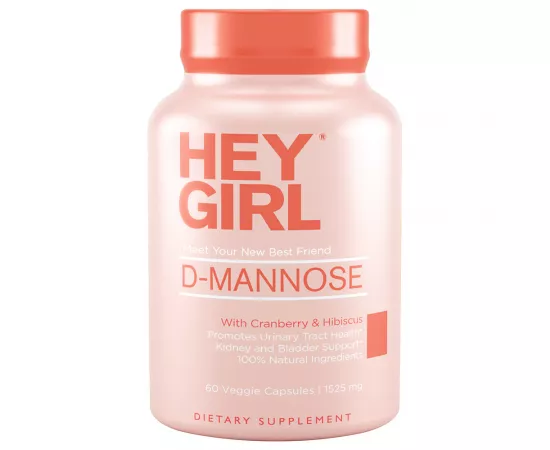 Hey Girl Nutrition D Mannose Cranberry Flavour Veggie Capsules 60's