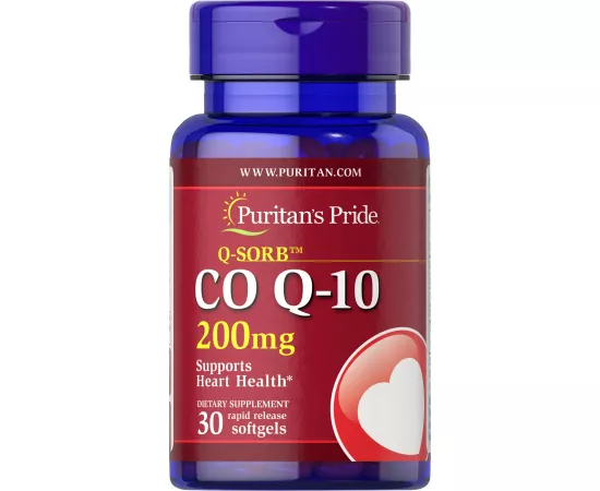 Puritan's Pride Q-Sorb Co Q-10 200 mg Rapid Release Softgels 30's
