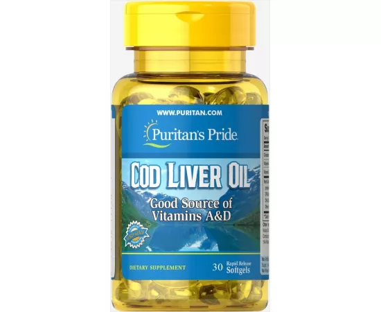 Puritan's Pride Cod Liver Oil 415 mg Softgels 30's