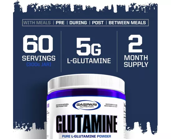 Gaspari Nutrition Pure L-Glutamine 300gm