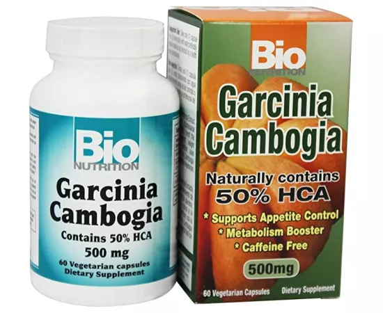 Bio Nutrition Garcinia Cambogia 500 mg Vegetarian Capsules 60's