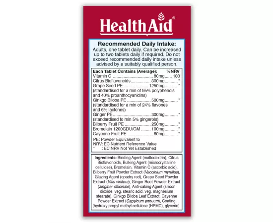 HealthAid V-Vein Tablets 60's