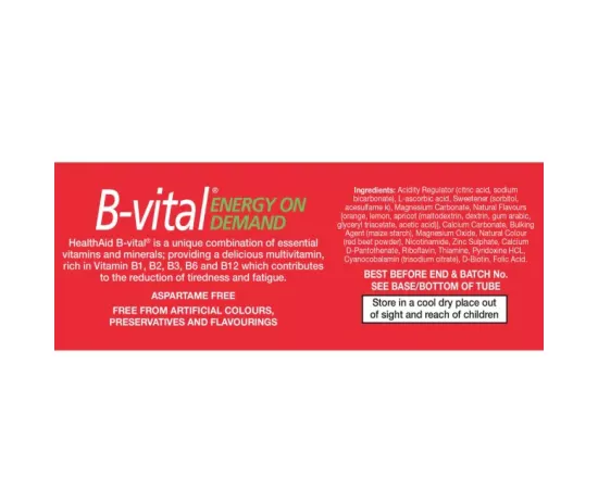 HealthAid B-Vital Efferverscent Tablets 20's Tablets