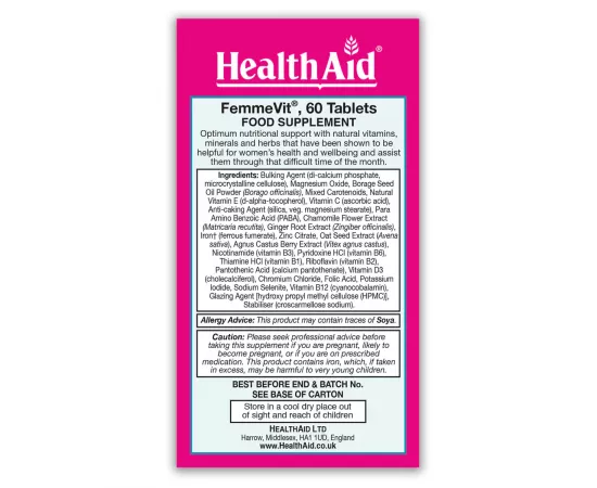HealthAid FemmeVit Tablets 60's