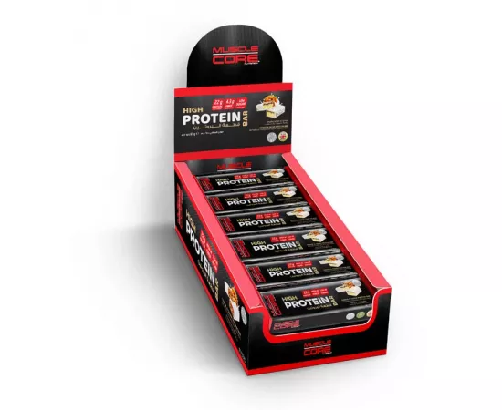 Muscle Core High Protein Bar Cookies & Cream 65g x 12's