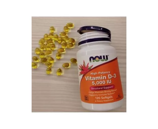 Now Foods High Potency Vitamin D-3, 2,000 iu - 120 Softgels