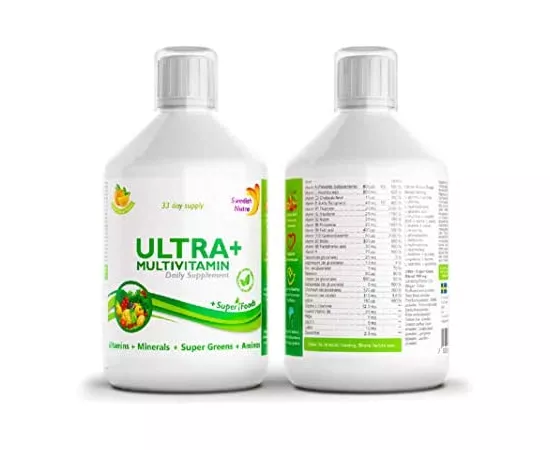 Swedish Nutra Ultra Plus Multivitamin Liquid 500 ml