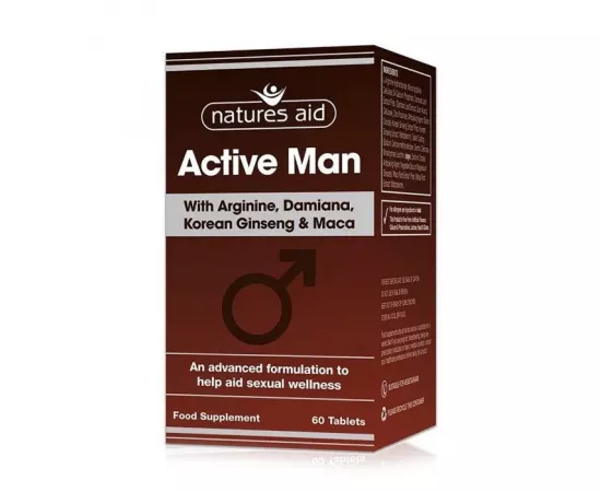 Natures Aid Active Man Tablets 60's
