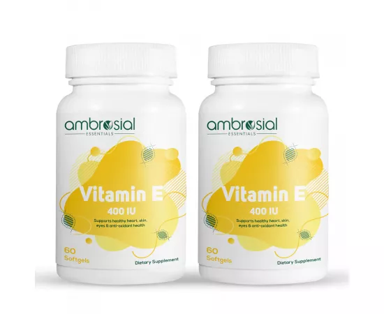 Ambrosial Vitamin E 400 IU 2 Pack 120's