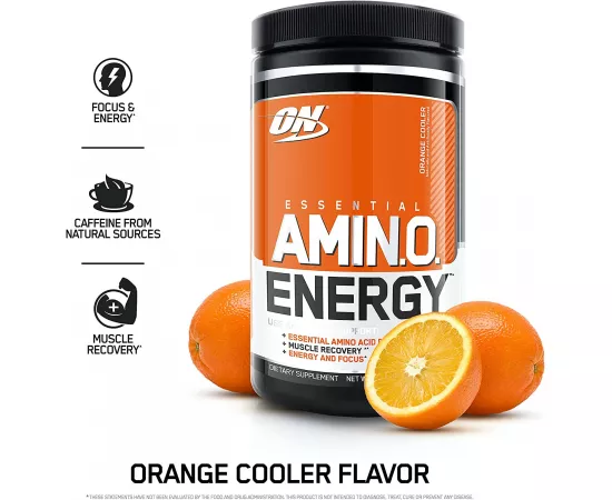Optimum Nutrition Amino Energy Orange Cooler 30 Servings 9.5 oz (270 g)
