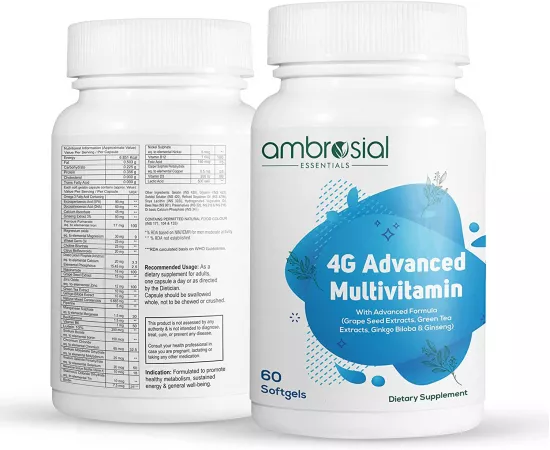  فيتامينات 4G المتطورة المتعددة من أمبروسيال 1 علبة