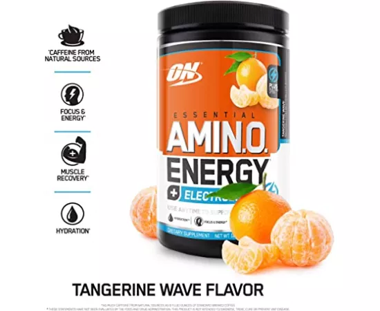 Optimum Nutrition Essential Amino Energy + Electrolytes Tangerine 285g