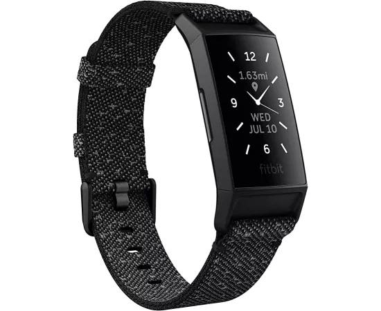 Fitbit Charge 4 Special Edition NFC Granite Reflective And Black Color Advanced Fitness Tracker