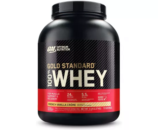 Optimum Nutrition Gold Standard 100% Whey Protein French Vanilla Creme 5 lbs