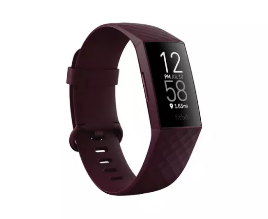 Fitbit Charge 4 Advanced NFC With Gps Swim Tracking Rosewood Color Fitness Tracker